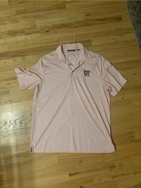 NWOT Cutter and Bucks Hayden Hurst Dotted Polo Shirt